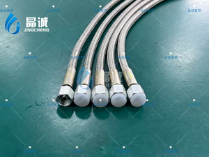 Factory direct delivery of 304 stainless steel wire braided single-layer tube PTFE hose for automotive modification oil cooler oil pipe