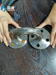 Special customized PTFE pipe with flange joint