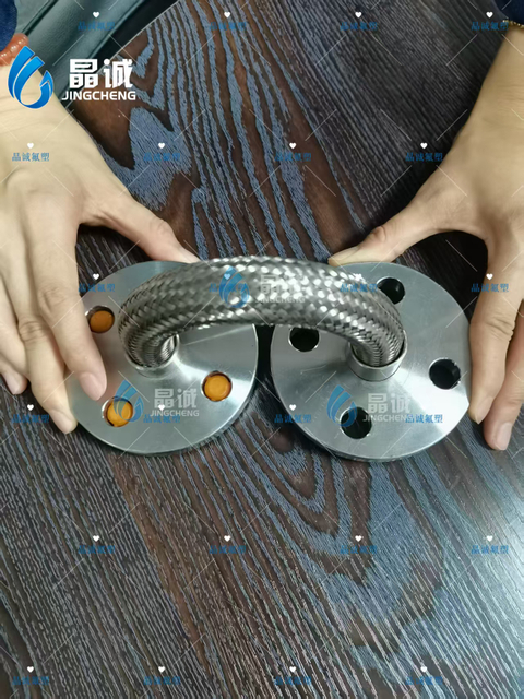 Special customized PTFE pipe with flange joint