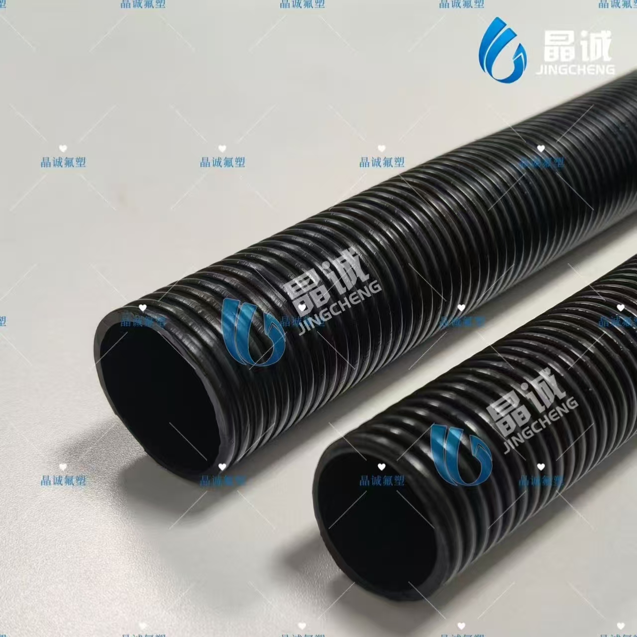 PTFE Inner Corrugated Hose | FDA PTFE Flexible Hose for Chemical & Food Transfer