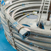 PTFE Convoluted Braided Hose for Pharmaceutical and Food Processing | Stainless Steel Reinforced PTFE Hose
