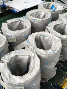 Flange pipeline insulation is insulated by high-temperature resistant pipeline insulation sleeves for industrial equipment