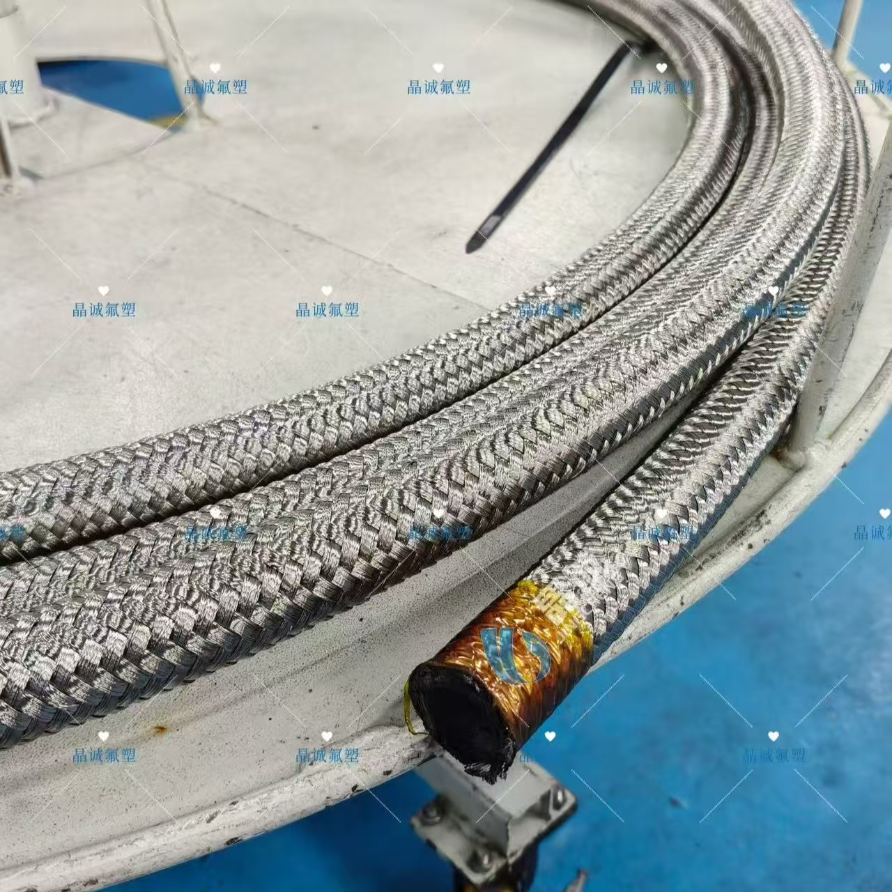 PTFE Steel Wire Bundle Braided Hose | High Pressure PTFE Hose Manufacturer