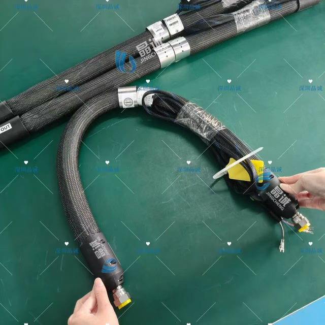 Heated Transfer Hose for Extrusion Machines | Temperature-Controlled | Custom Specs