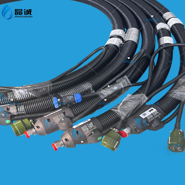 High temperature and low pressure hot melt heated PTFE hose 