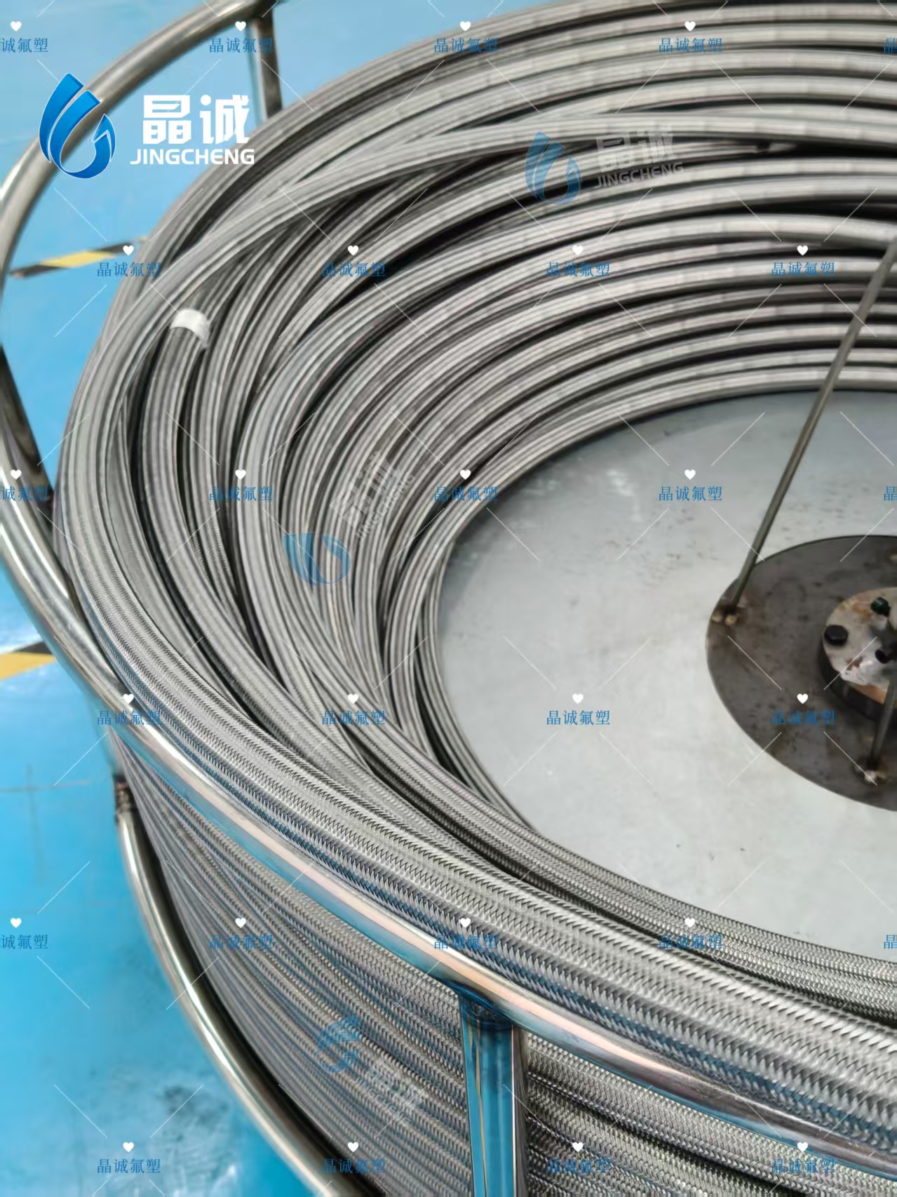 PTFE thermal oil hose chemical fluid transport pipe