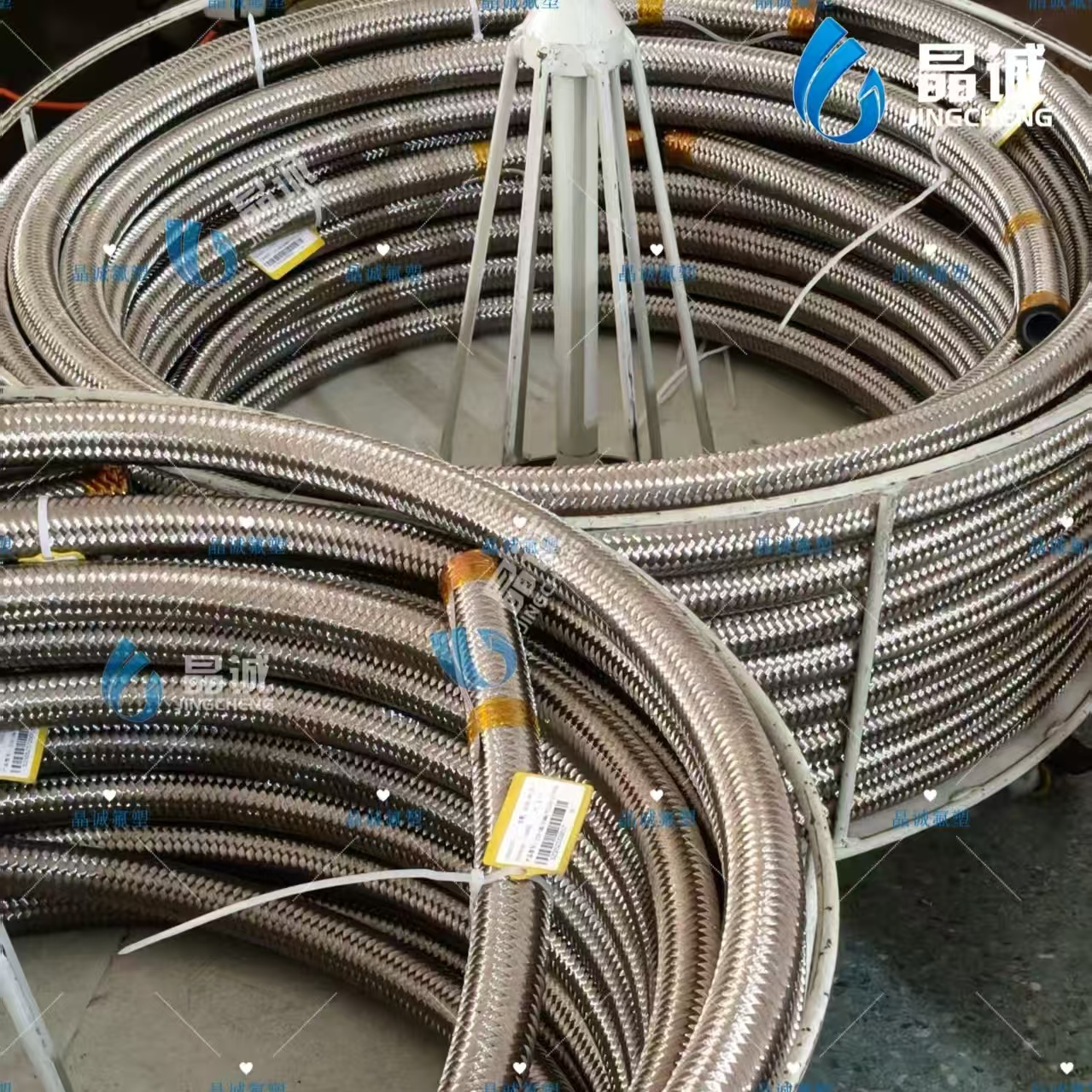 PTFE Steel Wire Bundled Braided Hose for High Pressure Transfer | Heavy-Duty PTFE Hose Manufacturer