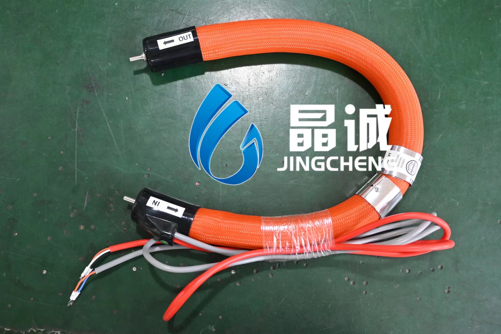 Heated hoses for liquids and gases