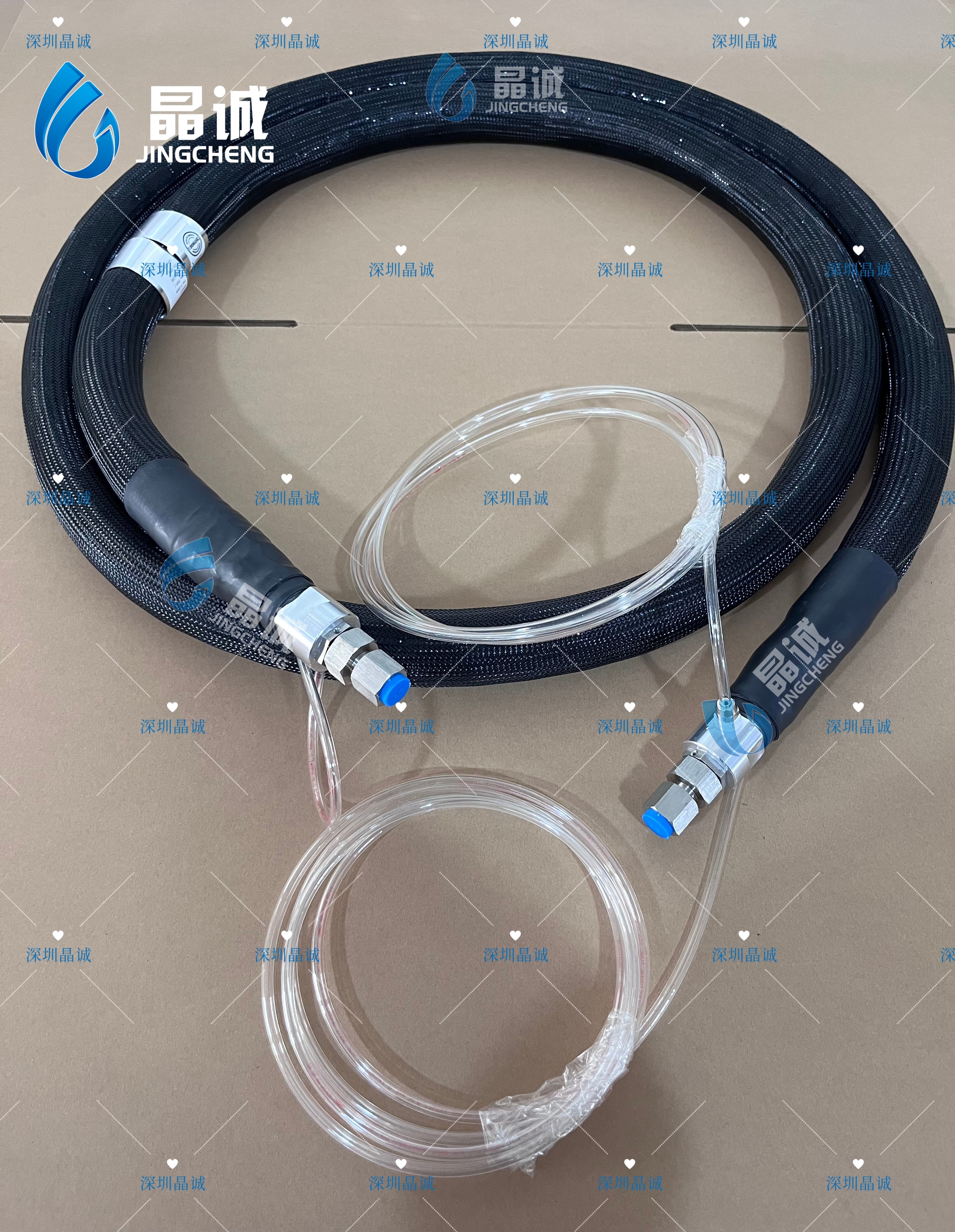 Water heating tube, electric heating, conveying tube, fluid equipment