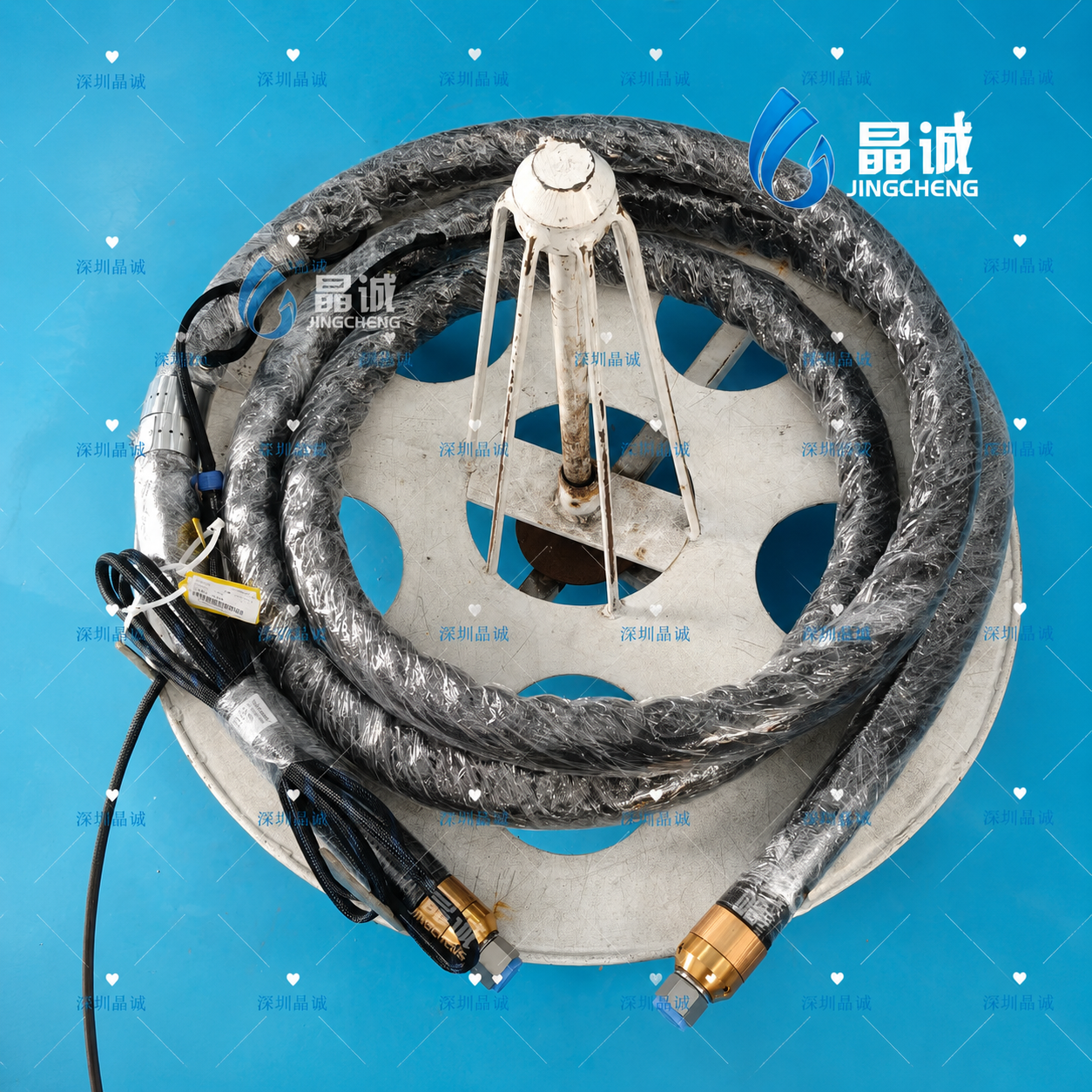 Heated Hose for Waterproofing Construction Equipment and Non-Curing Spraying