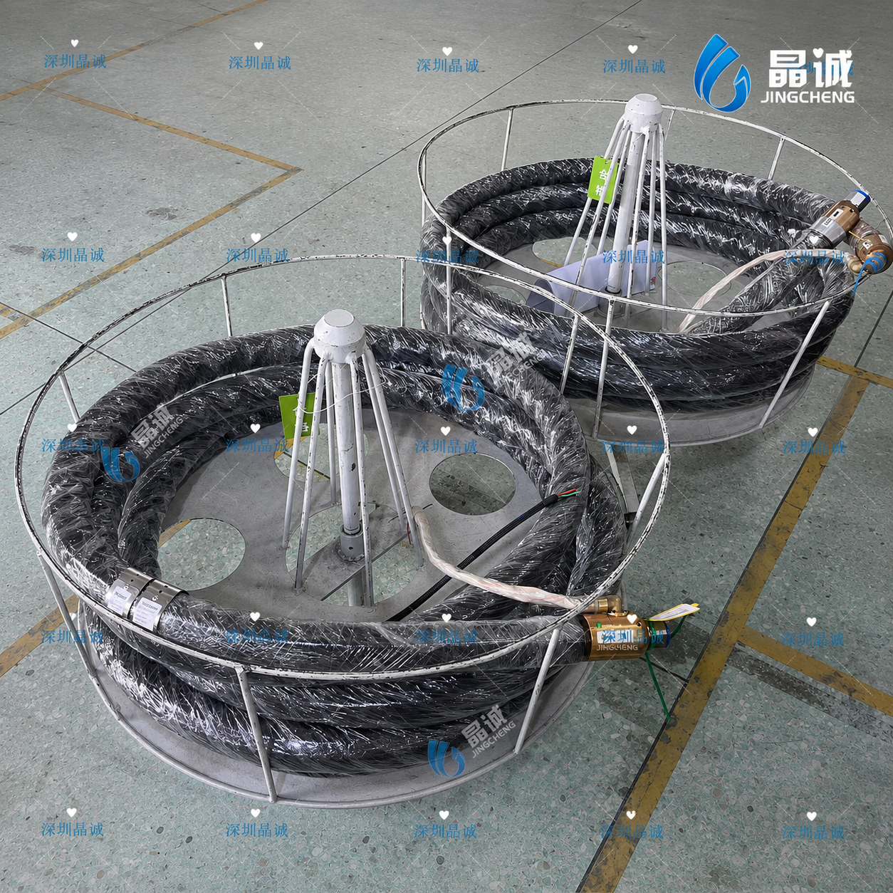 Heated Hose for Waterproofing Construction Equipment and Non-Curing Spraying