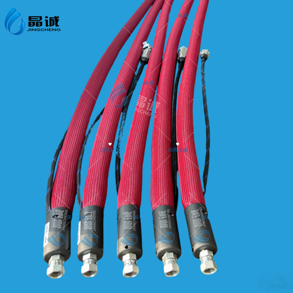 High temperature and low pressure hot melt heated PTFE hose 