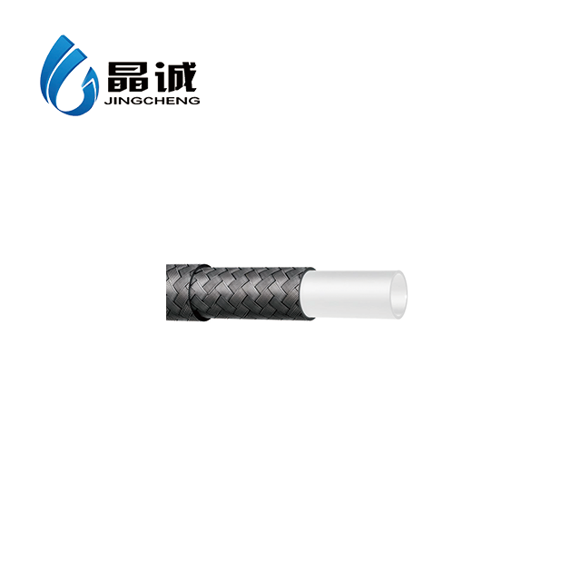 Smooth PTFE Hose ( Flat Inner & Outer Walls) With Two Braided Layers Of 304 Stainless Steel Wire