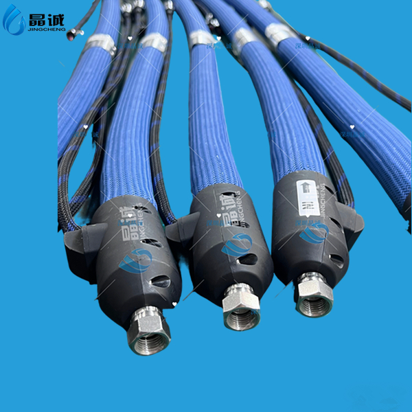 High temperature and low pressure hot melt heated PTFE hose 