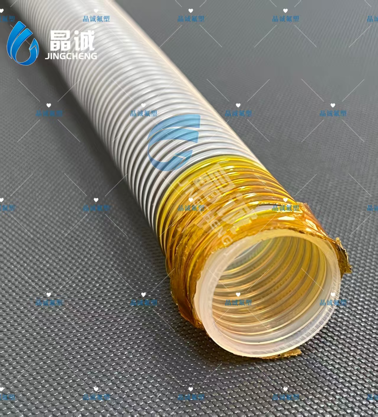 Manufacturer direct sales PTFE corrugated pipe, high temperature resistant PTFE chemical pipe, PTFE corrugated pipe, high pressure resistant pipe