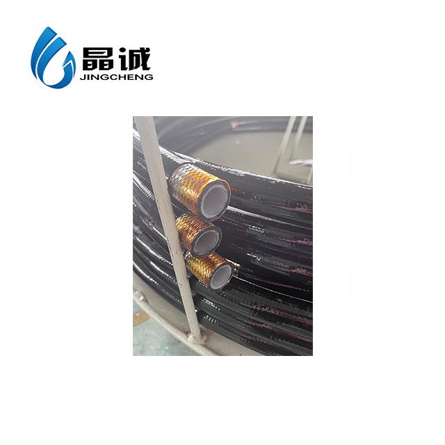 Smooth PTFE Hose ( Flat Inner & Outer Walls) With Two Braided Layers Of 304 Stainless Steel Wire