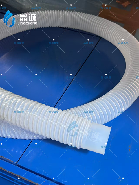 Manufacturer direct sales PTFE corrugated pipe, high temperature resistant PTFE chemical pipe, PTFE corrugated pipe, high pressure resistant pipe