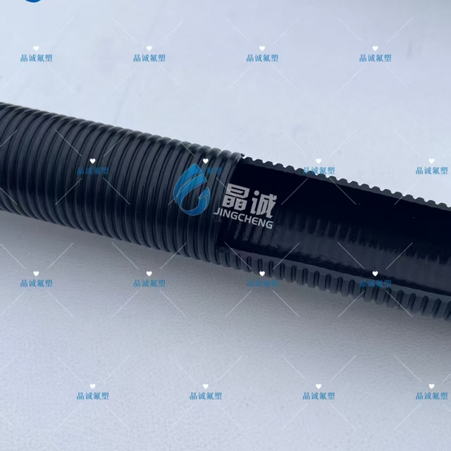 PTFE Inner-Corrugated Outer-Corrugated Spring Reinforced Hose | High Flex Chemical Transfer Hose