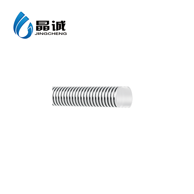 PTFE Hose ( Corrugated outer wall & Flat inner wall ) With 304 Stainless Steel Spiral Spring