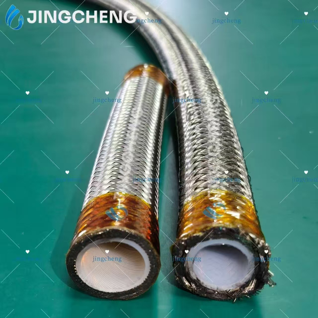 PTFE Double Braided Hose | High Pressure Chemical & Heated Transfer Solution