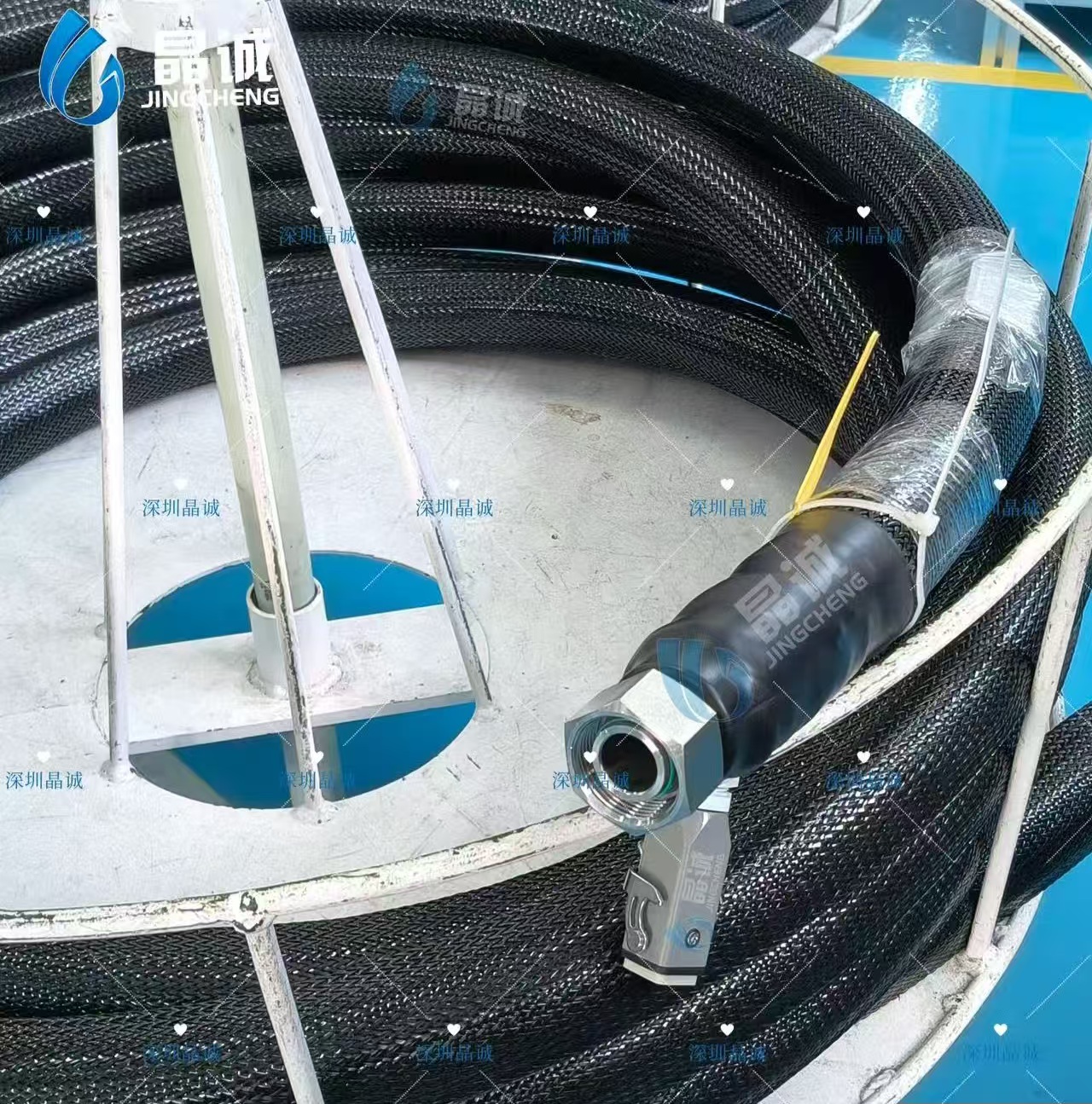 Automotive Production Line Hose for Glue Pump Systems | Custom Heated Hose Manufacturer