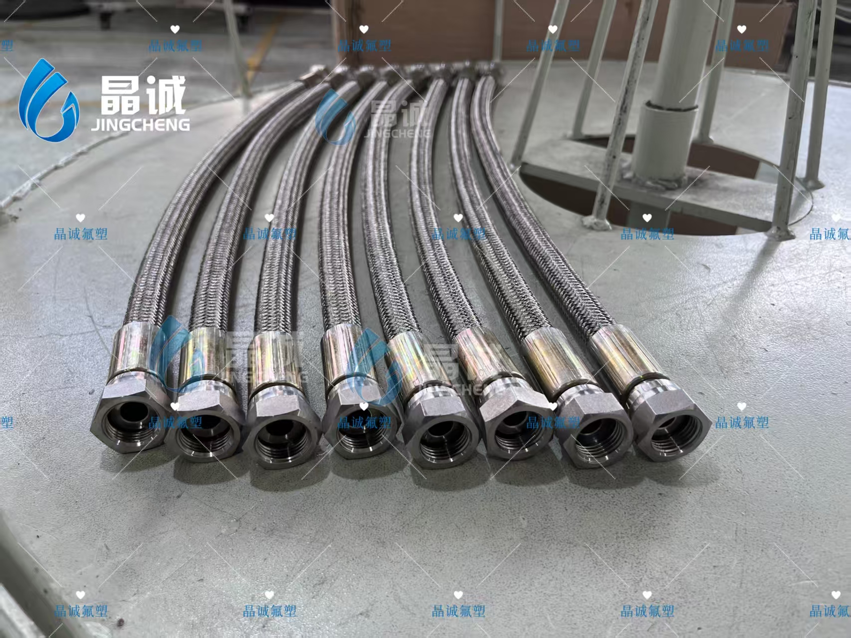 Factory direct delivery of 304 stainless steel wire braided single-layer tube PTFE hose for automotive modification oil cooler oil pipe