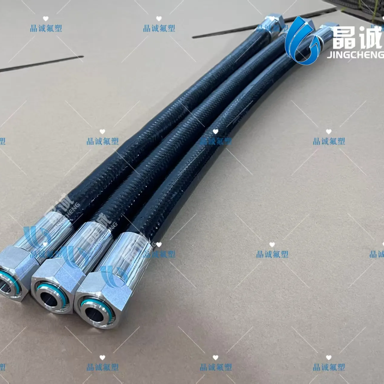 TPU Covered PTFE Hose for Multi-Line Machinery, Hose Routing and Equipment Maintenance