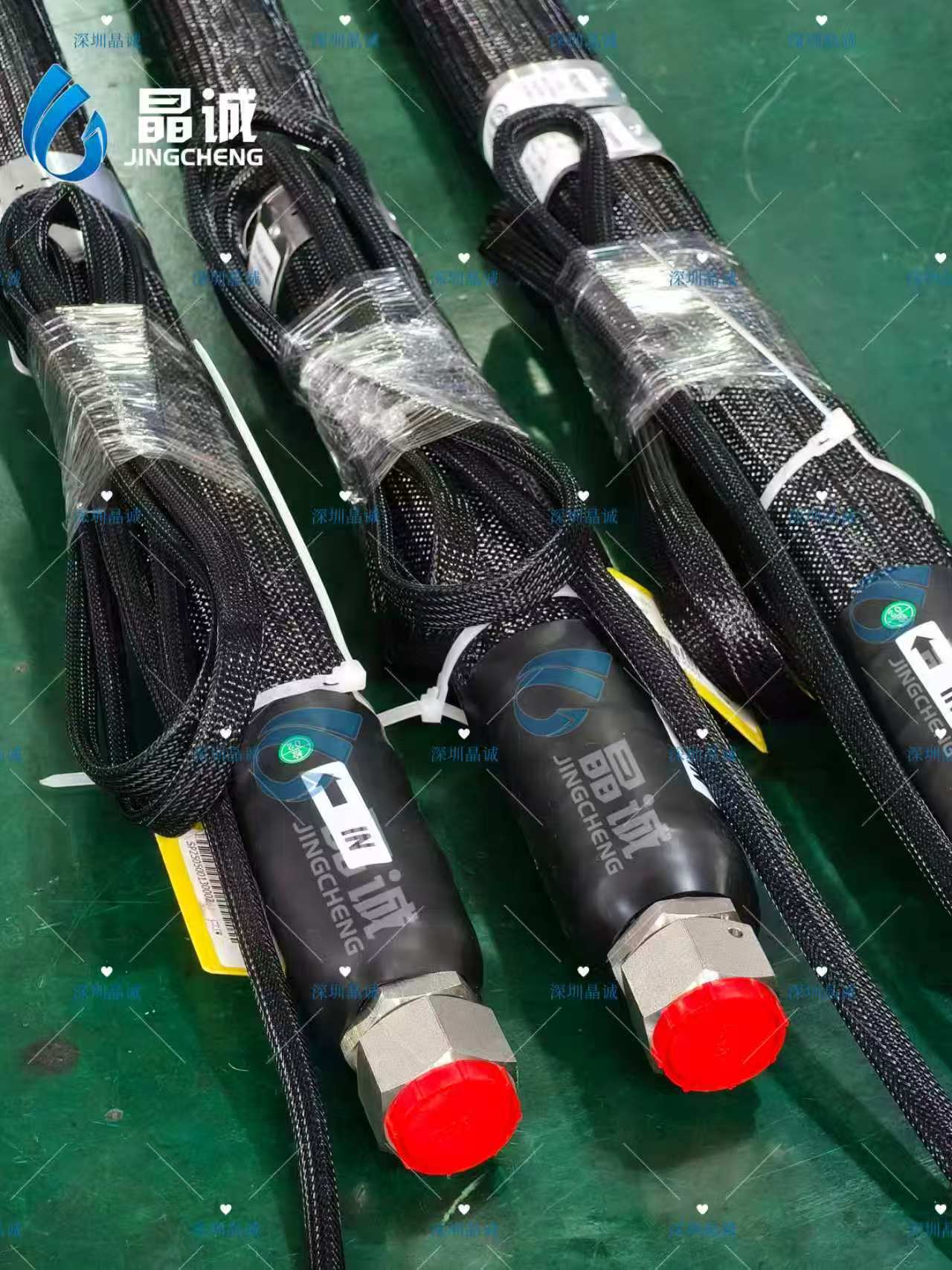 High-Temperature High-Pressure Heated Extruder Hose with PTFE Inner Tube for Plastic Melt Transfer and Film Extrusion
