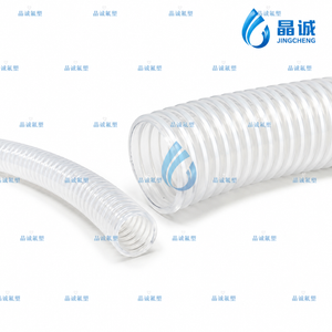 Highly Flexible Convoluted PTFE Hose for Low-Pressure Process Equipment and Compact Fluid Routing