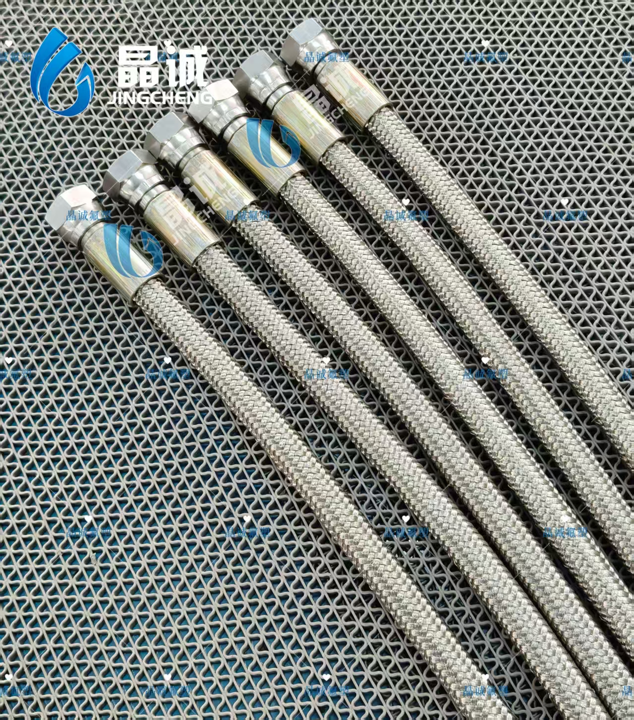 Stainless Steel Braided PTFE High Pressure Hose Heat Resistant Teflon Line for Hot Melt Adhesive & Hydraulic System