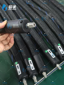 Non‑Standard PTFE Heated Transfer Hose Full Inspection For Hot Melt Glue Dispenser Robot Coating Automotive Production Line