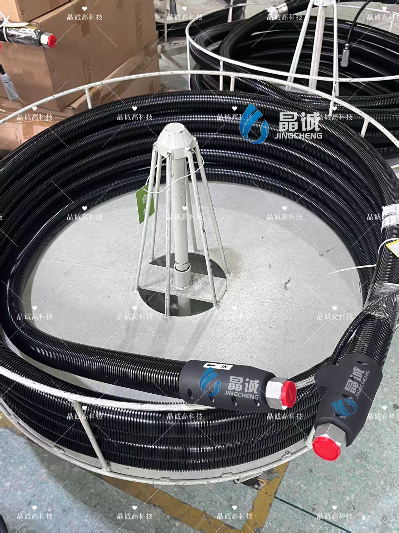 PTFE heated hose custom available strict quality inspection for hot melt dispensing automotive robot coating industry