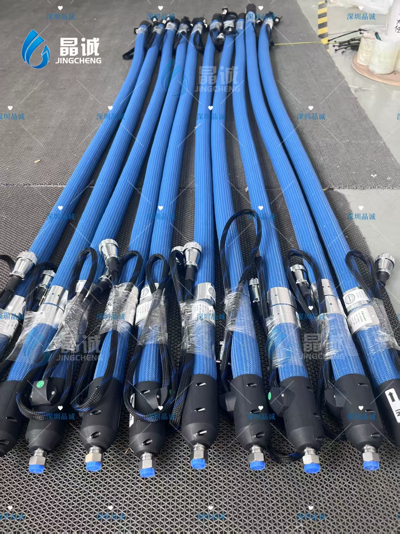 custom made ptfe heating tube strict quality inspection for hot melt glue dispensing robot gluing automobile coating industry