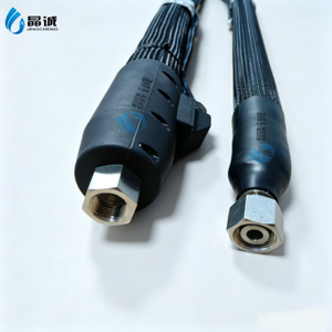 Glue dispensing machine accessories Fluid conveying pipe Non overflow PTFE heating hose Pur glue machine accessories