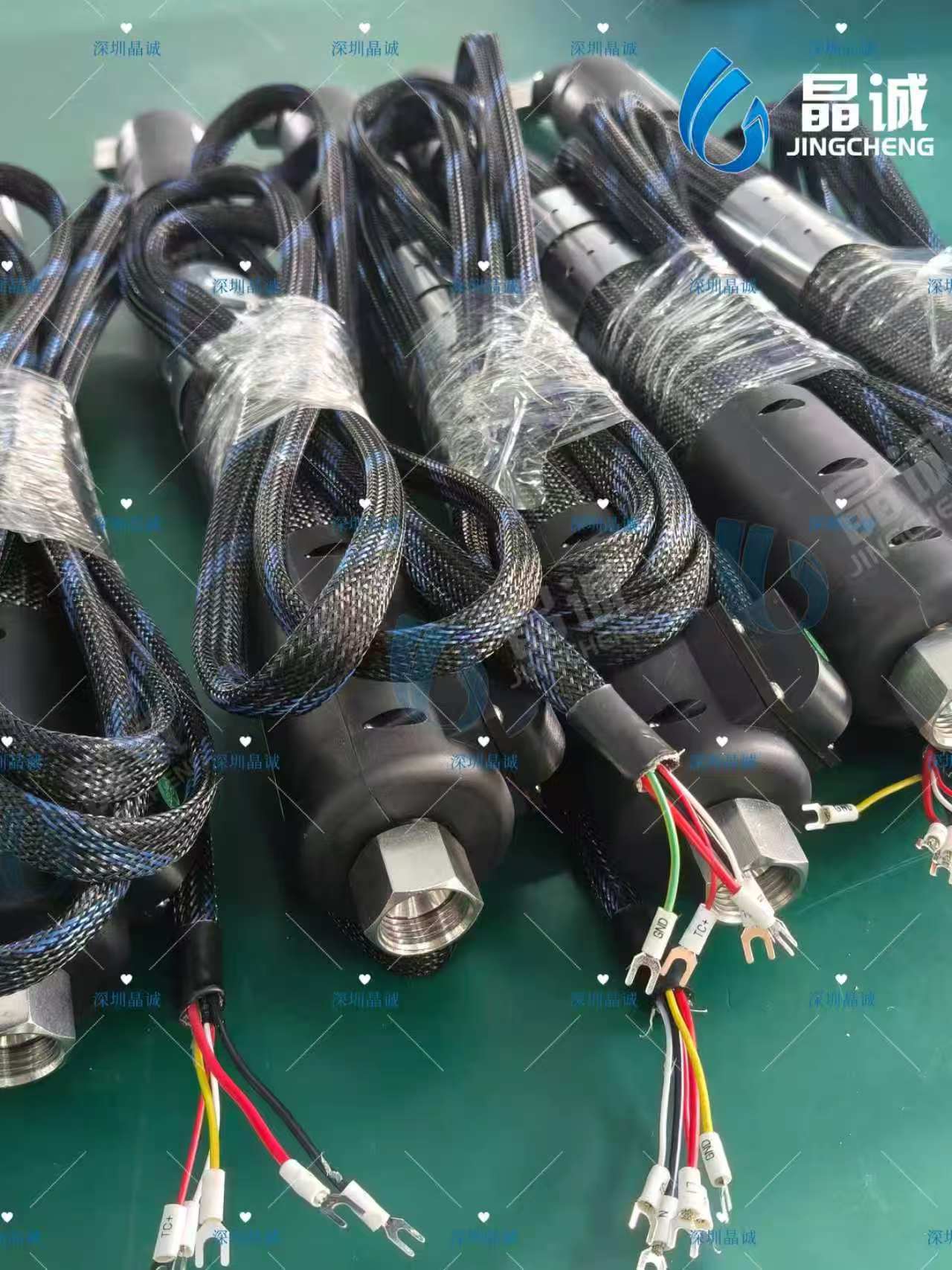 Extruder Grade High Temp High Pressure PTFE Heated Hose Steel Wire Braided Connection Hose for Extrusion Lines
