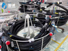 PTFE Low-Temperature High-Pressure Hose, Stainless Steel Braided Teflon Hose for Liquid Nitrogen Delivery