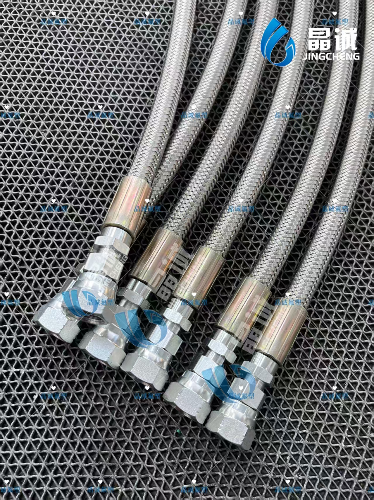 Stainless Steel Braided PTFE High Pressure Hose Heat Resistant Teflon Line for Hot Melt Adhesive & Hydraulic System