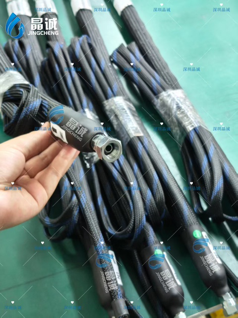 Industrial Teflon Heating Tube Custom Made Solve Fluid Delivery Trouble for Automated Glue Spraying Equipment