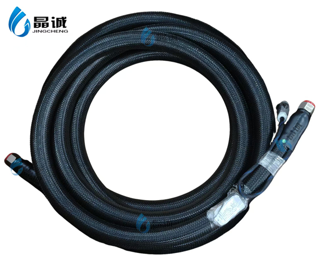 custom made ptfe heated tube strict quality inspection for hot melt glue dispensing automobile robot coating equipment