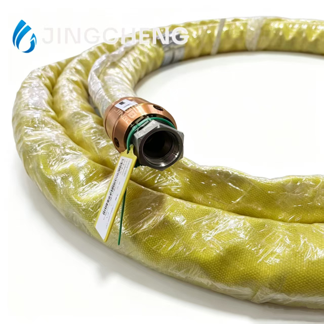 Crack Sealing PTFE Heated Hose with Evenly Woven Heating Layer for High Temperature Low Pressure Asphalt Transfer