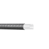 Custom Diameter PTFE Inner Smooth Outer Corrugated Braided Hose 1/4" to 1-1/4" with 304 Stainless Steel Reinforcement
