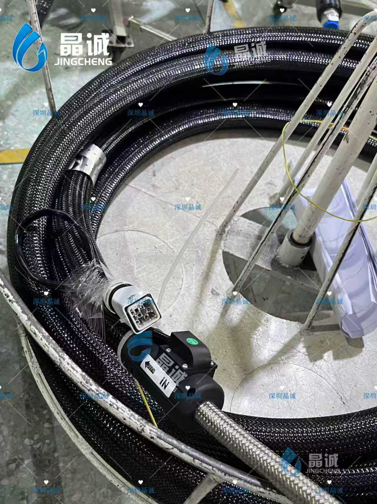 PTFE Heated Hose with Uniform Temperature Control for Polyurethane Laminating & Compounding Equipment
