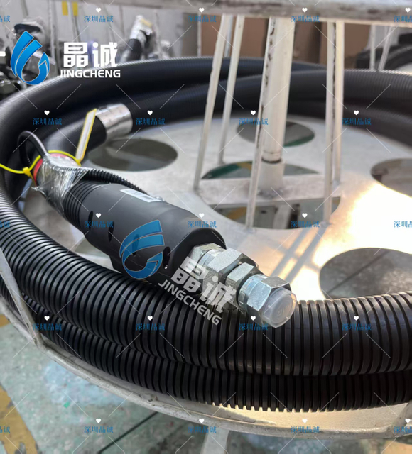Weather-Ready Heated Hose for Non-Curing Waterproof Coatings