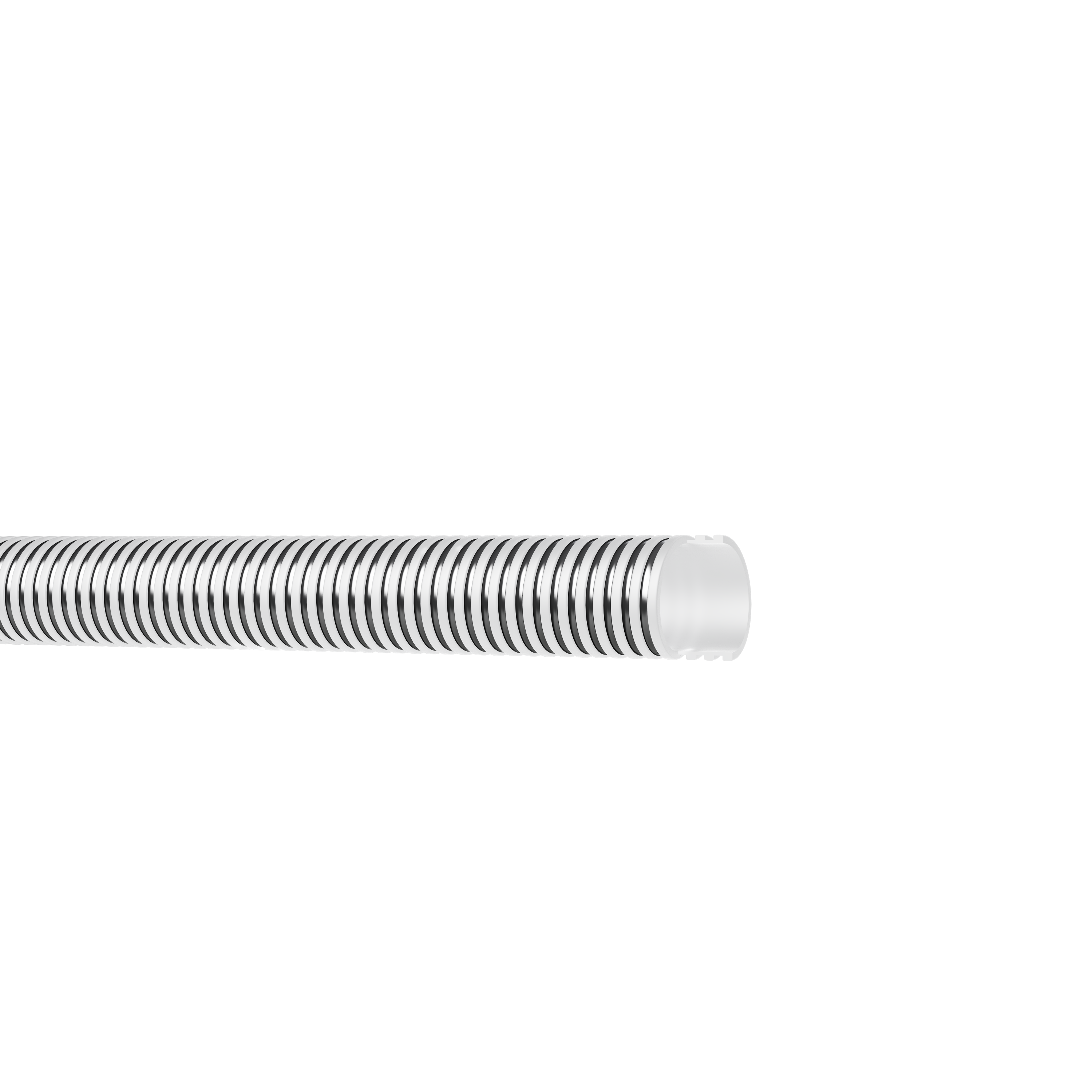 Smooth Inner, Corrugated Outer PTFE Spring Hose | Jingcheng