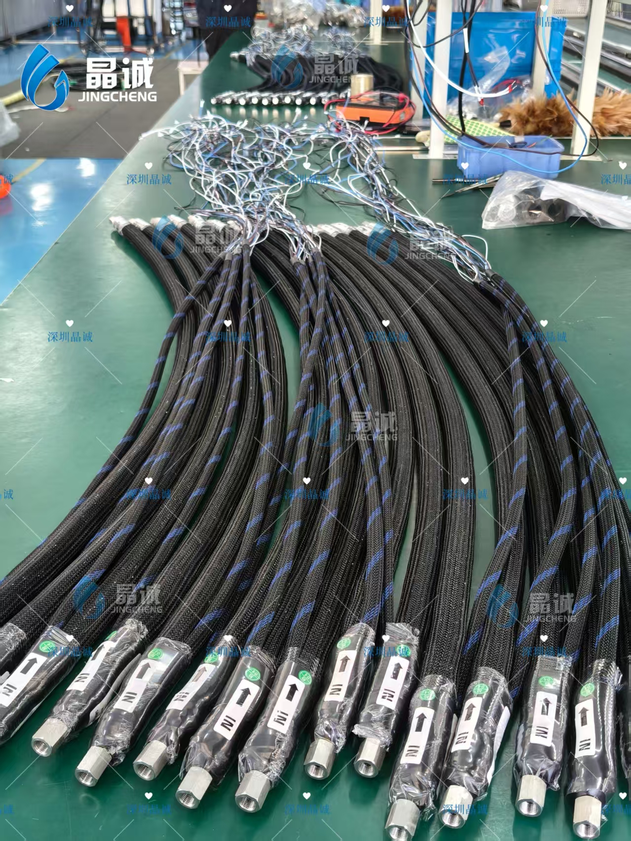 Flexible Anti Solidification PTFE Heated Hose for Paraffin Wax Transfer and 3D Printing Equipment