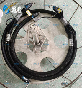 customized ptfe heating hose strict quality inspection for hot melt glue dispensing automobile robot coating work