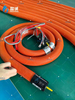 Tobacco Processing Heated Hose with PTFE Inner Tube for Cut-Rag Drying and Flavoring Drums