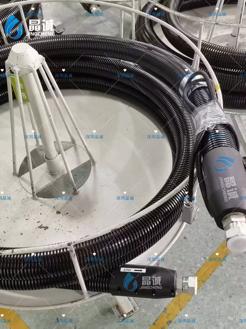 Weather-Ready Heated Hose for Non-Curing Waterproof Coatings