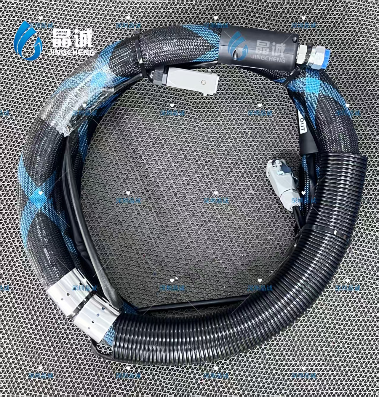 Custom Made PTFE Heated Hose Strict Quality Control for Hot Melt Glue Dispensing Robot Coating And Automobile Industry