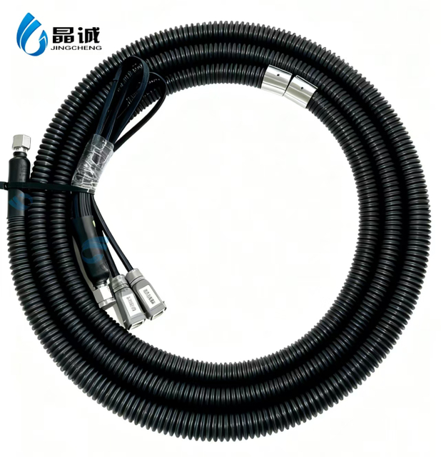 PTFE Heated Transfer Hose Special Custom Service For Dispensing Coating Automotive Robot Glue Application